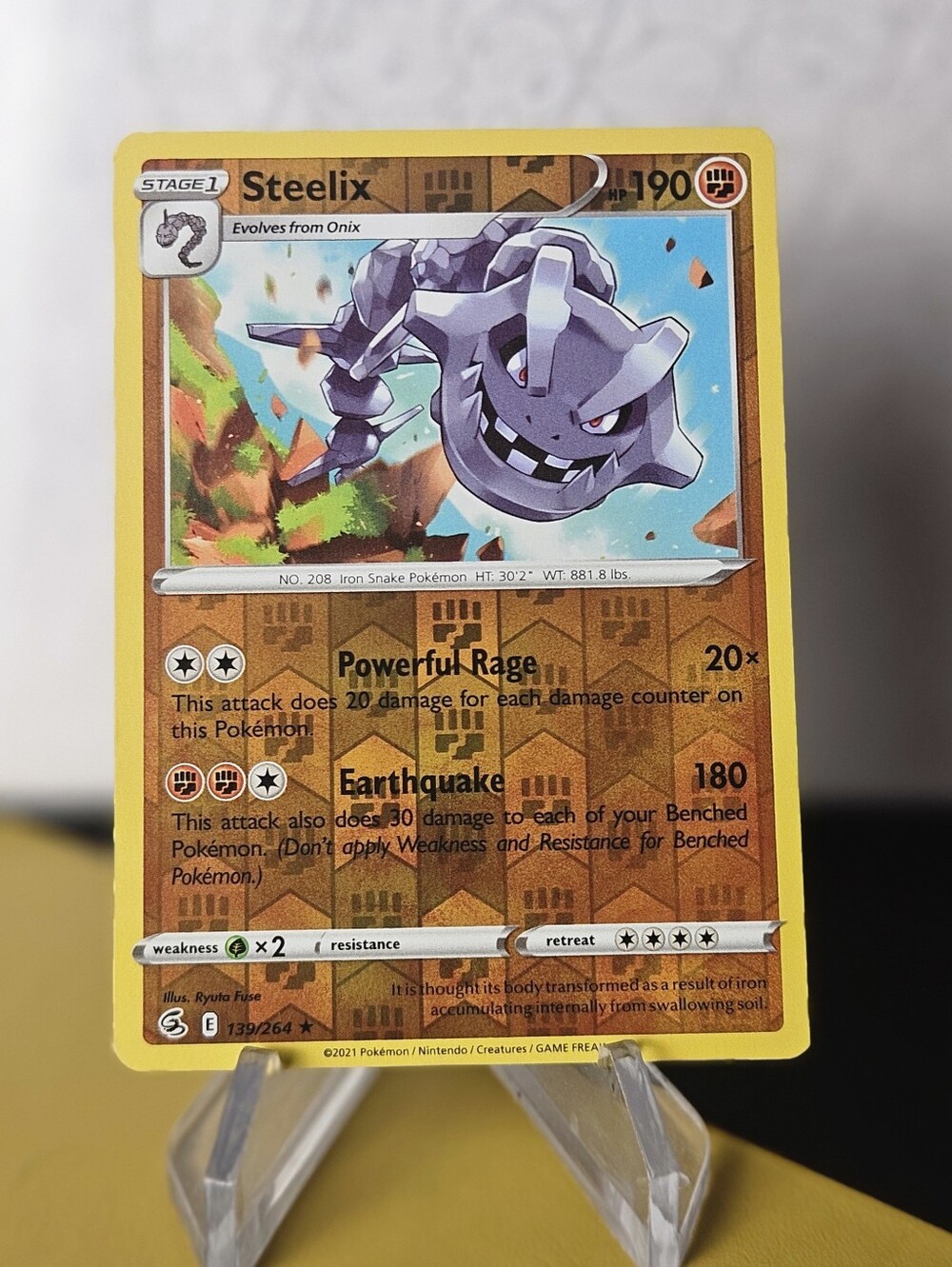 Steelix 139/264 Pokemon TCG Reverse Holo Rare